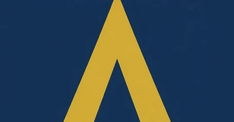 Distinction project artwork: a gold mark on a navy background.